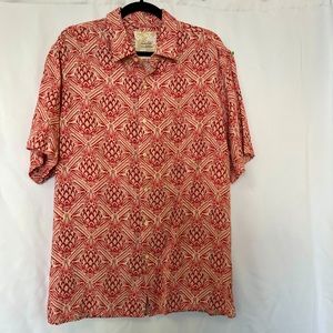 75%Silk Tasso Elba Island Button up Shirt